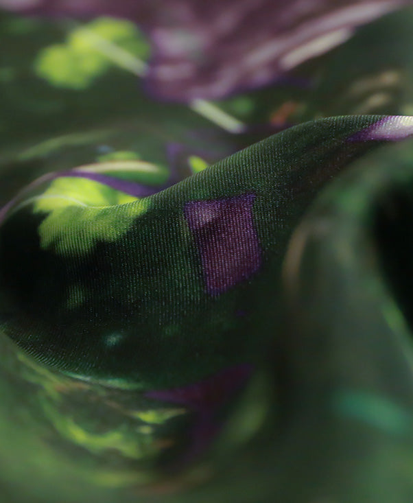 high quality silk twill scarf details Galliano John van noten from a friend of mine