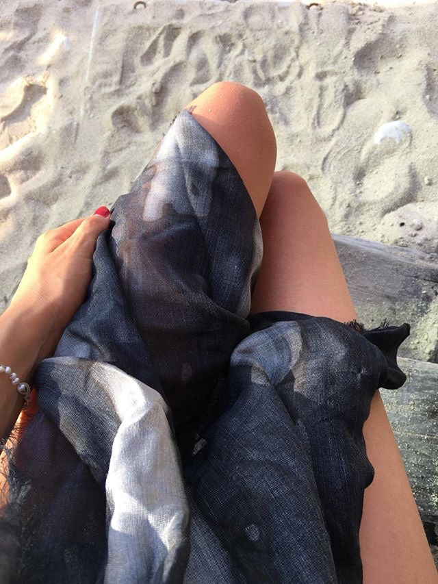 buy big silk modal scarf online paris taipei tokyo "from a friend of mine"