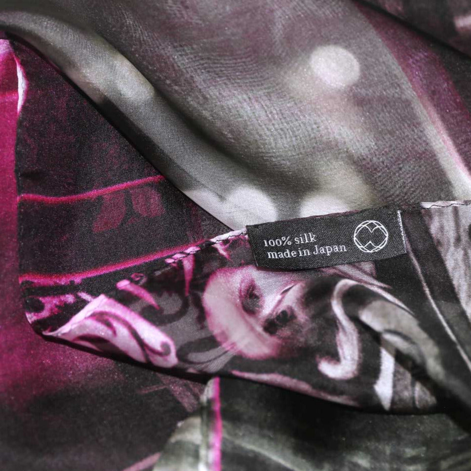 精品真絲雪紡絲巾 禮物推薦 スカーフ 通販 女性 プレゼント black silk chiffon scarf from a friend of mine paris' impression online taipei tokyo
