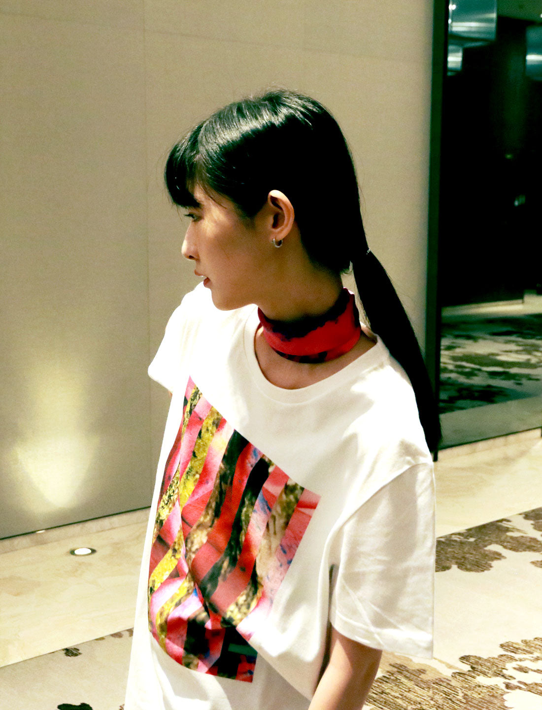 Printed white T-shirt "Ceci n'est pas un vetements" from a friend of mine online paris taipei tokyo