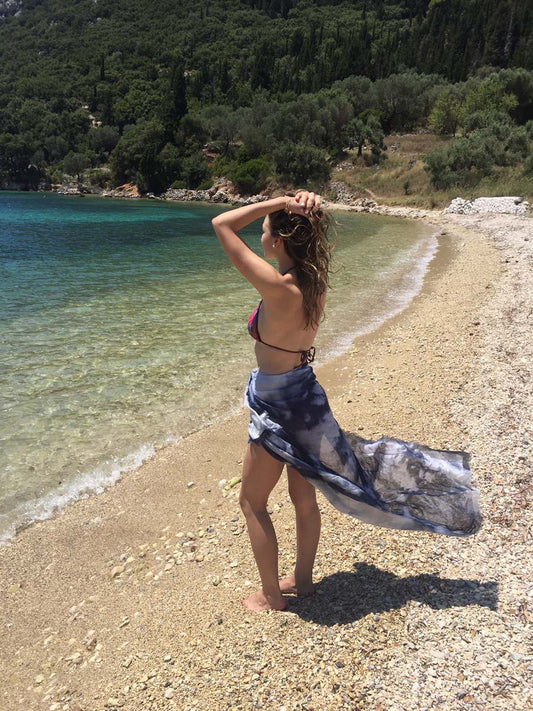 buy big beach silk modal scarf online paris taipei tokyo "from a friend of mine"