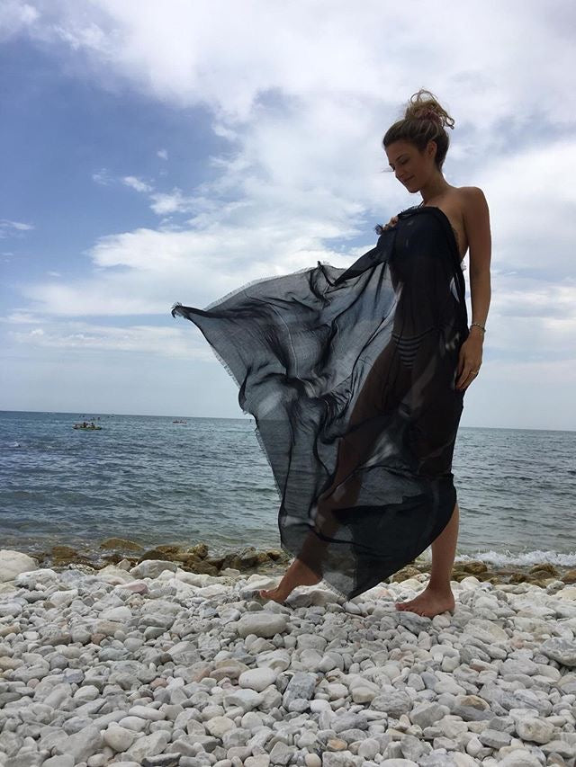 buy big silk modal scarf online paris taipei tokyo "from a friend of mine"