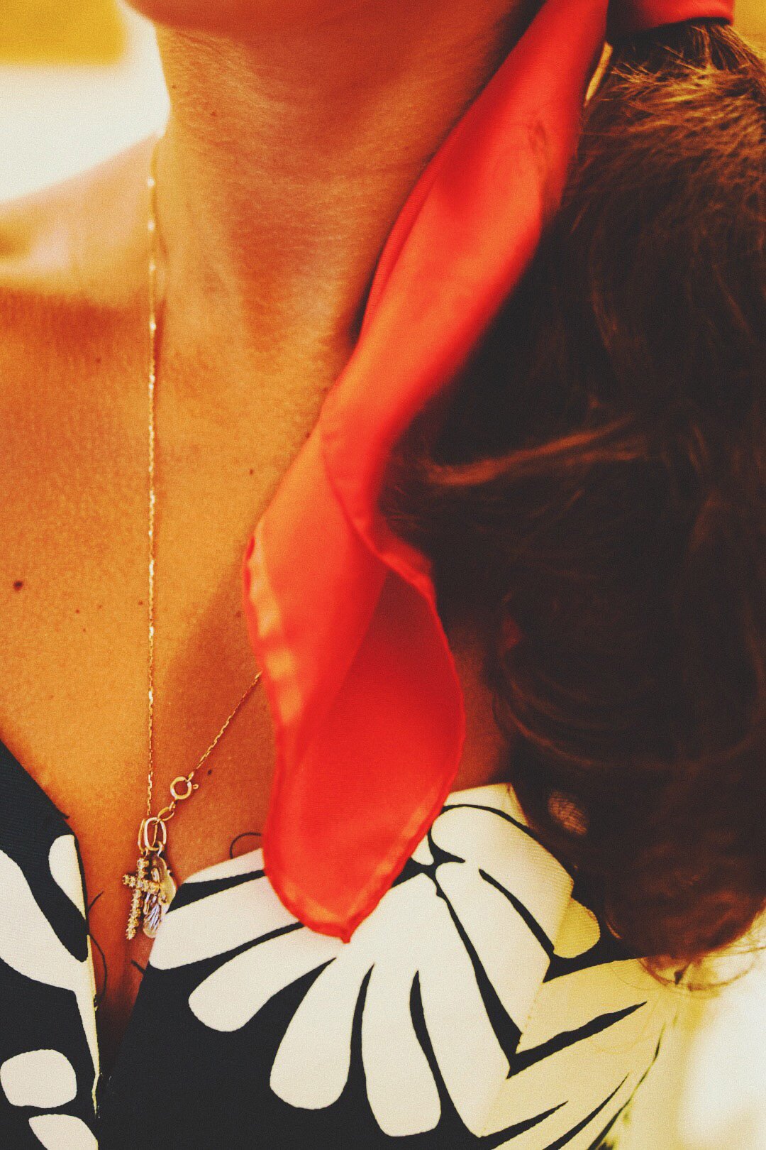 buy red silk scarf online paris taipei tokyo "from a friend of mine"