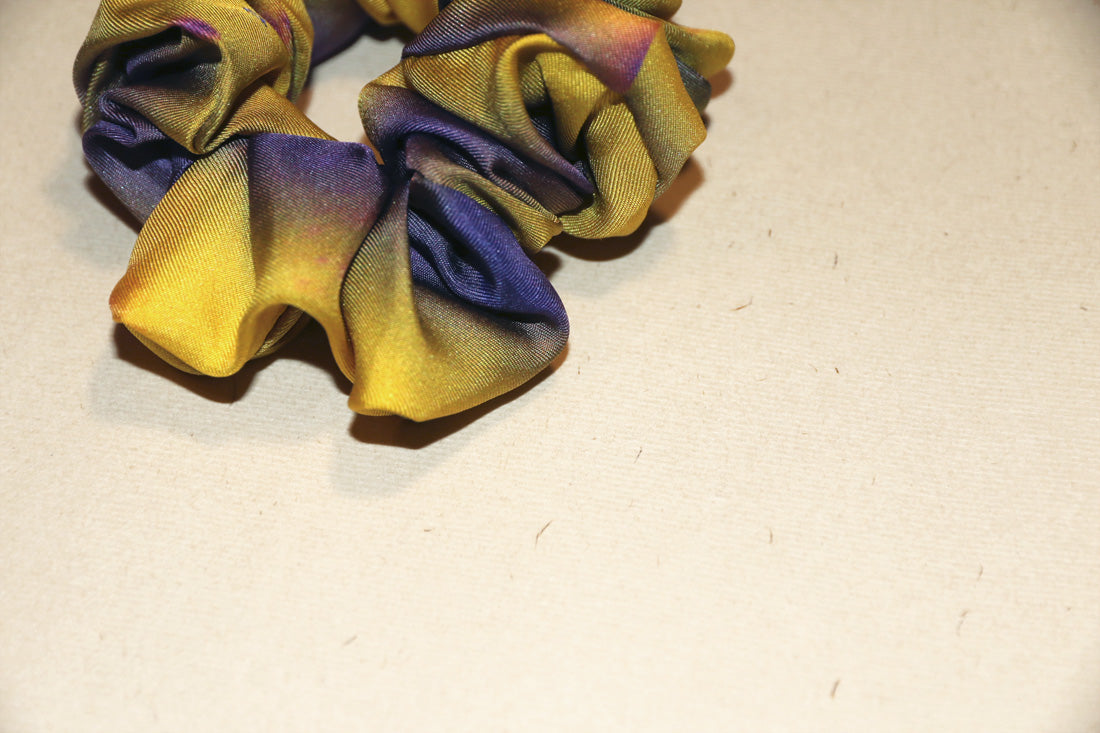 buy yellow purple fashion silk scrunchies online paris taipei tokyo harvey nichols isetan selfridges barneys new york