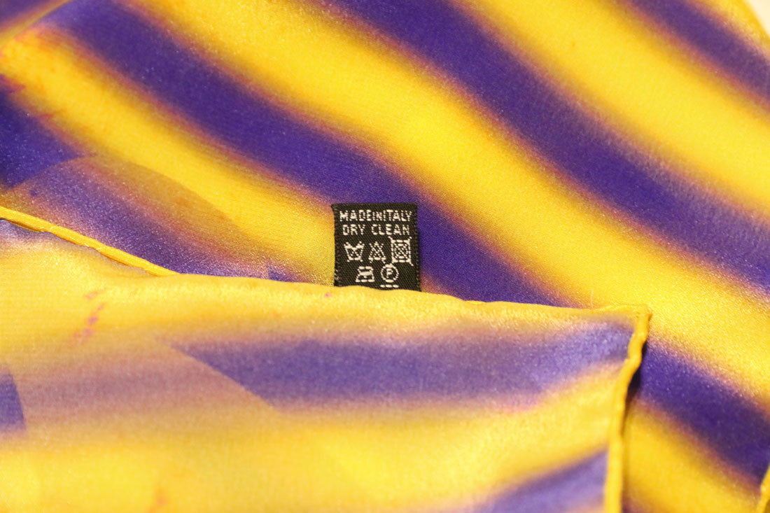 Buy best quality yellow silk scarf made in Italy. Online shopping for women, vogue, elle, david jones & farfetch.