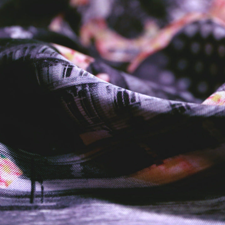 scarf from a friend of mine, Raf Demeulemeester, scarf made in japan. 