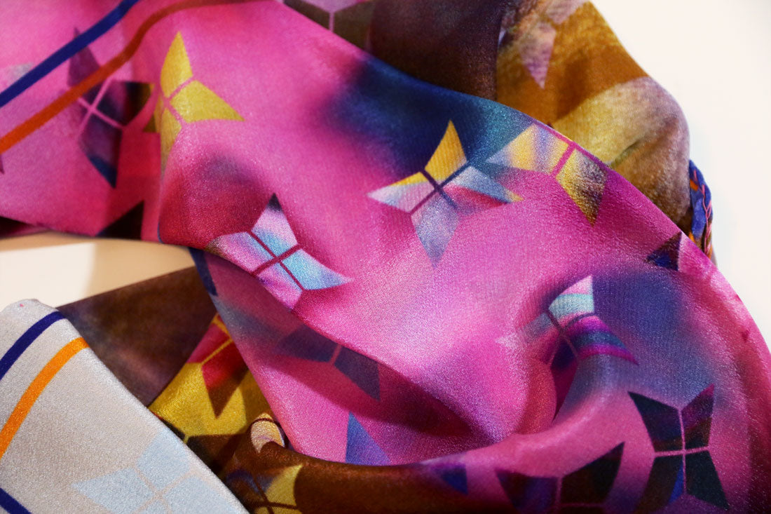 buy luxury silk scarf online paris taipei tokyo isetan selfridges vetements made in italy