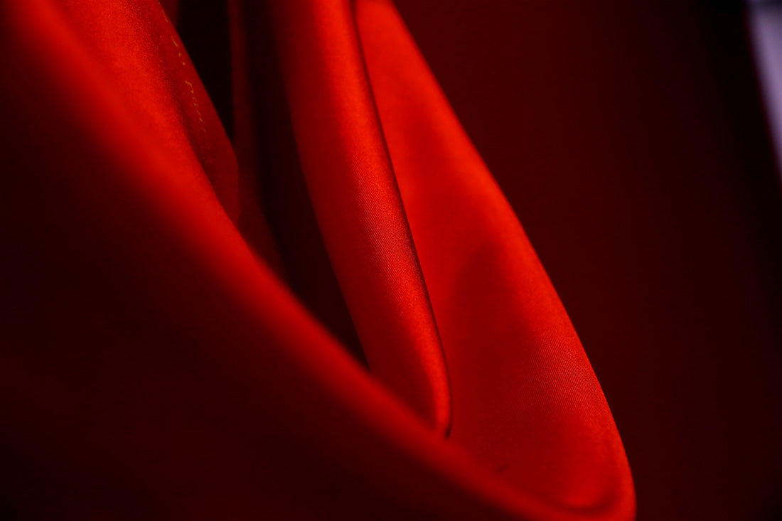 buy red silk scarf online paris taipei tokyo "from a friend of mine"