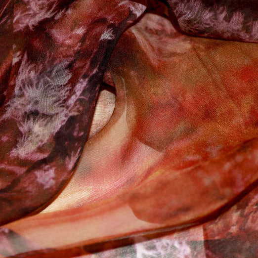 日本製法式雪紡絲巾質感