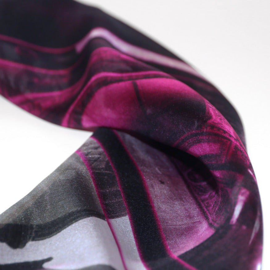 スカーフ 通販 女性 プレゼント black silk chiffon scarf from a friend of mine paris' impression online taipei tokyo