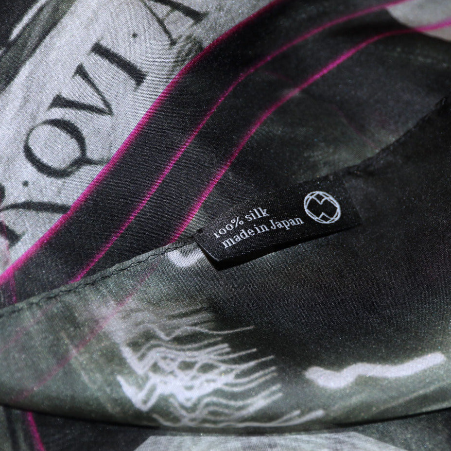 スカーフ 通販 女性 プレゼント black silk chiffon scarf from a friend of mine paris' impression online taipei tokyo