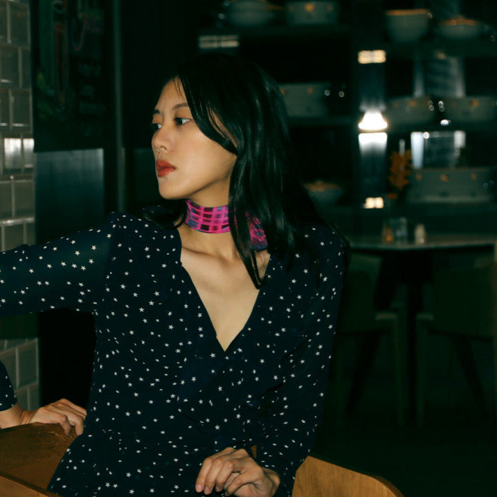 buy pink silk scarf online paris taipei tokyo from a friend of mine