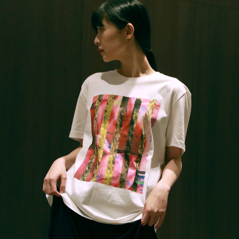 Buy stylish cool printed white t-shirt from a friend of mine online paris taipei tokyo