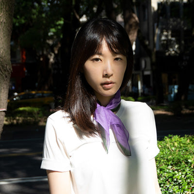 買法式時尚精品絲巾 日本製 スカーフを買う online buy french chic silk chiffon scarf made in japan