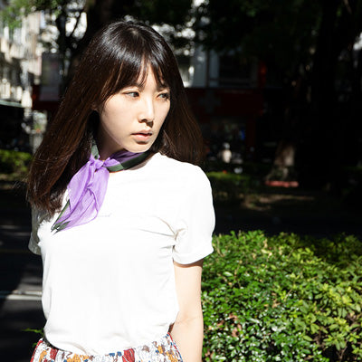 買法式時尚精品絲巾 日本製 スカーフを買う online buy french chic silk chiffon scarf made in japan