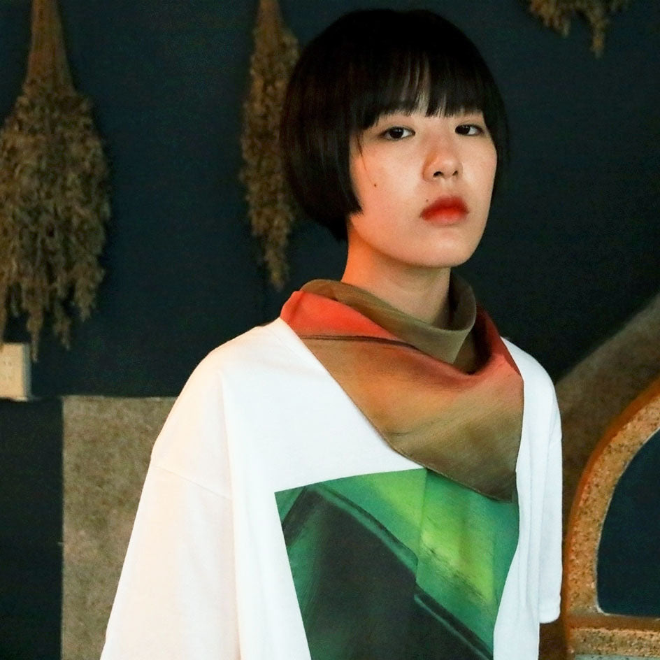 stylish cotton scarf from a friend of mine online paris taipei tokyo 質感 印花 絲巾 穿搭 推薦