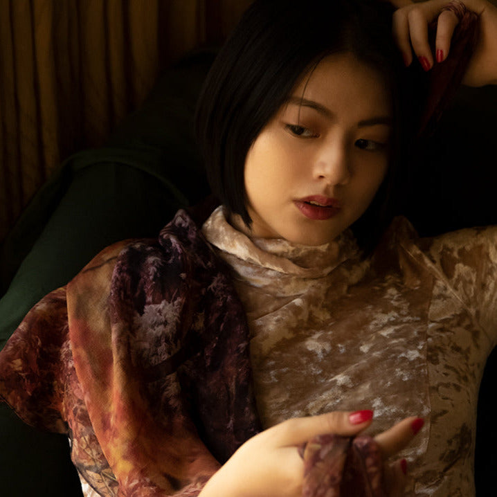 絲巾披肩造型氣質加分