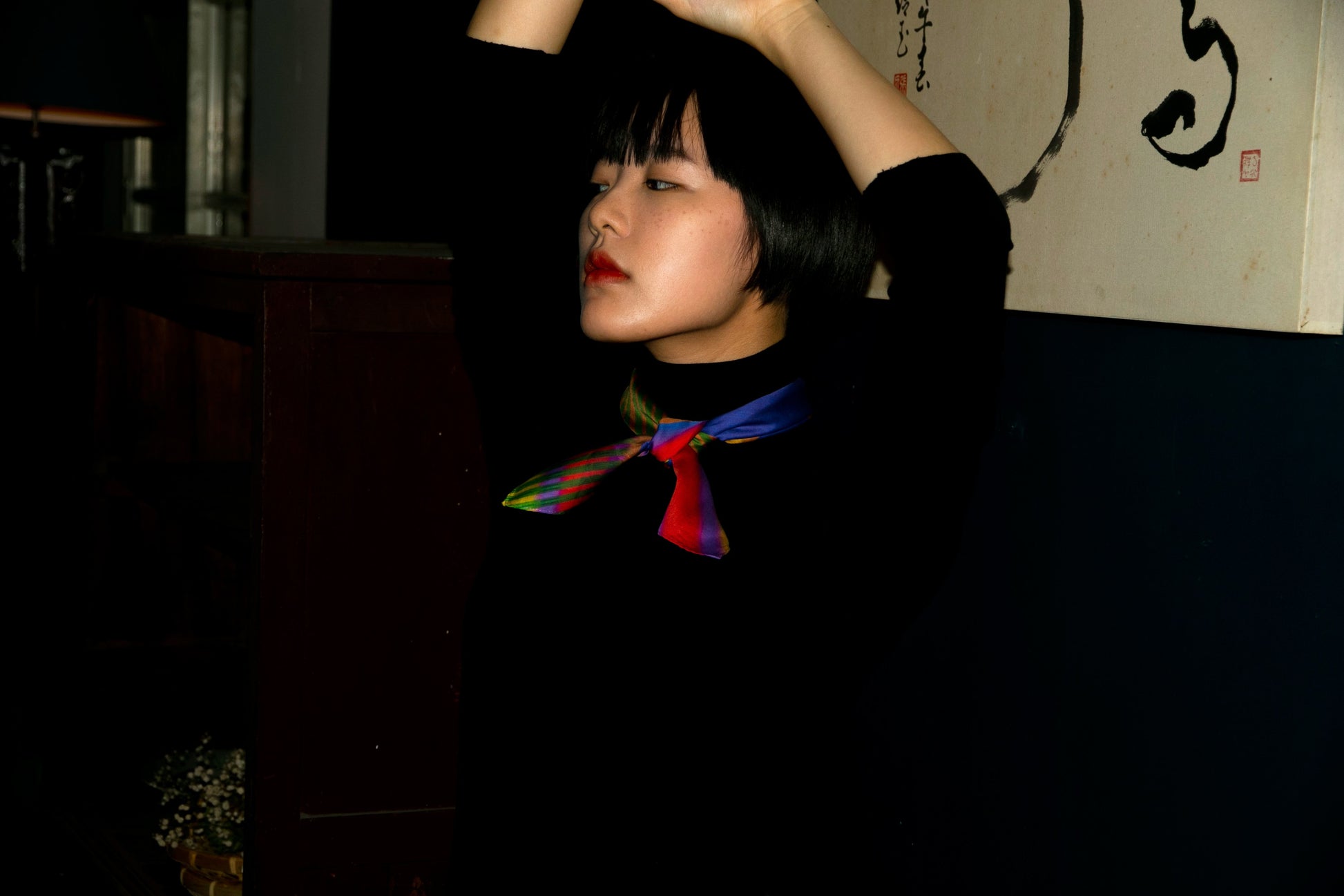 fashion cotton satin scarf from a friend of mine online paris taipei tokyo