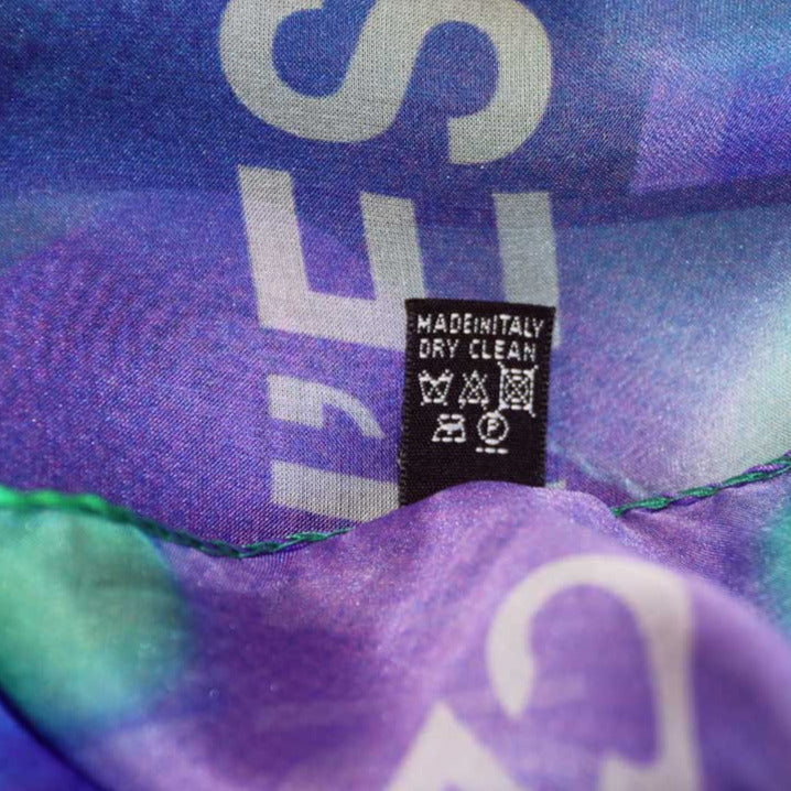 buy luxury fashion big purple green scarf online paris taipei tokyo isetan vetements vogue made in italy harrods takashimaya