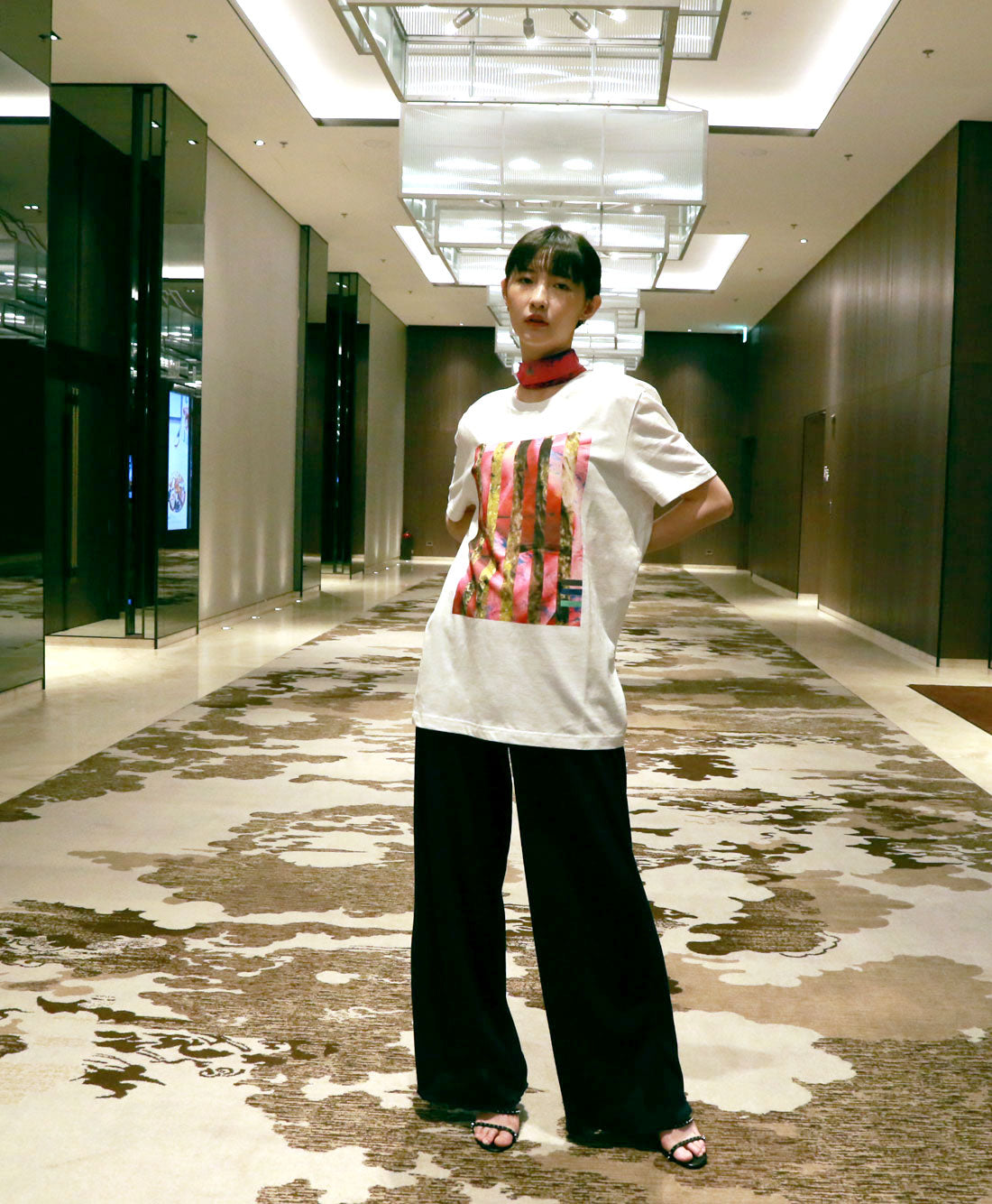 Printed white T-shirt "Ceci n'est pas un vetements" from a friend of mine online paris taipei tokyo