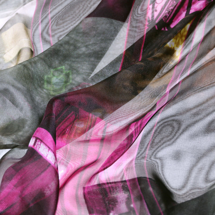 Luxury silk chiffon scarf from a friend of mine online paris taipei tokyo 禮物推薦 精品絲巾 スカーフ 通販 女性 プレゼント