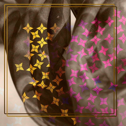 Imprimé unique en soie from a friend of mine; Unique print in fine silk made in Italy.