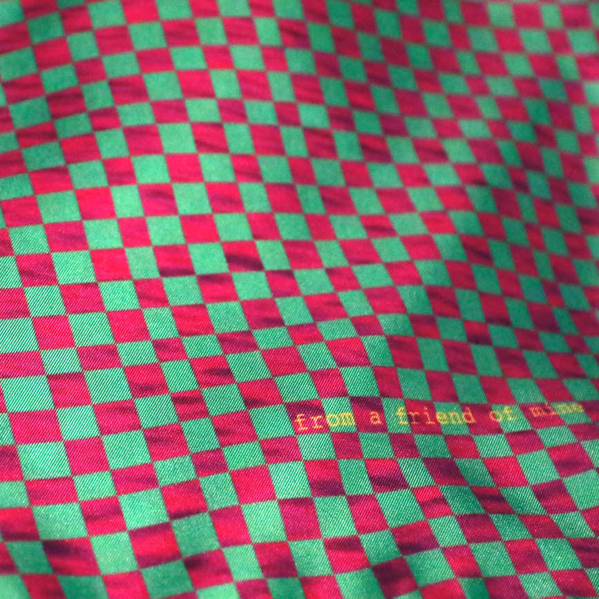 Buy stylish silk scarf styles for women w/ check pattern: Luxury accessories online & in Paris!