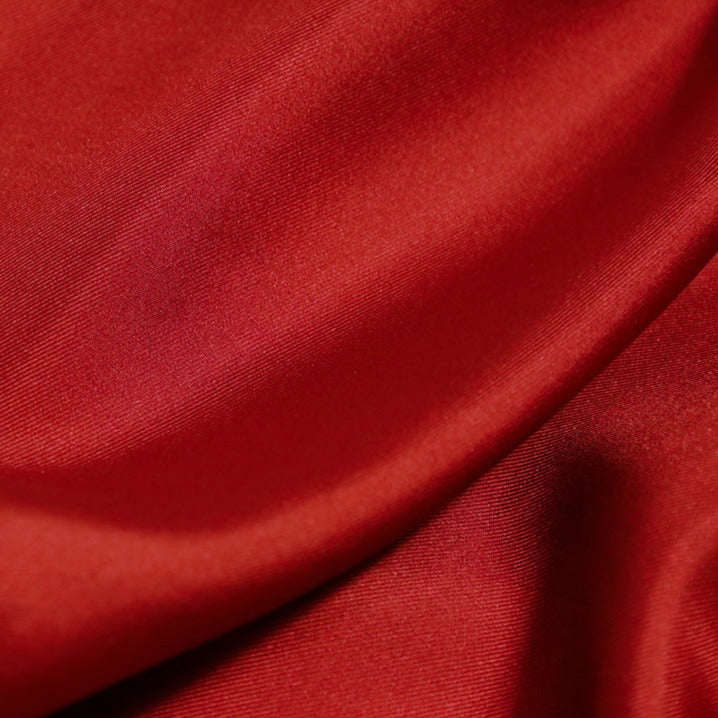french chic red silk scarf from a friend of mine yves margiela martin saint laurent made in japan