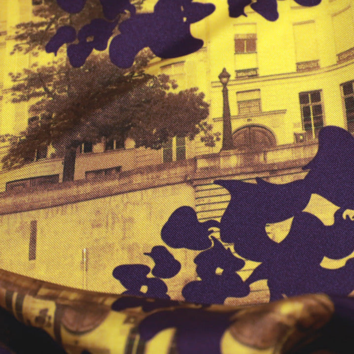 french silk scarf from a friend of mine print design helmut philo phoebe lang made in japan