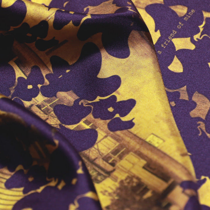 french silk scarf from a friend of mine helmut philo phoebe lang twill texture made in japan