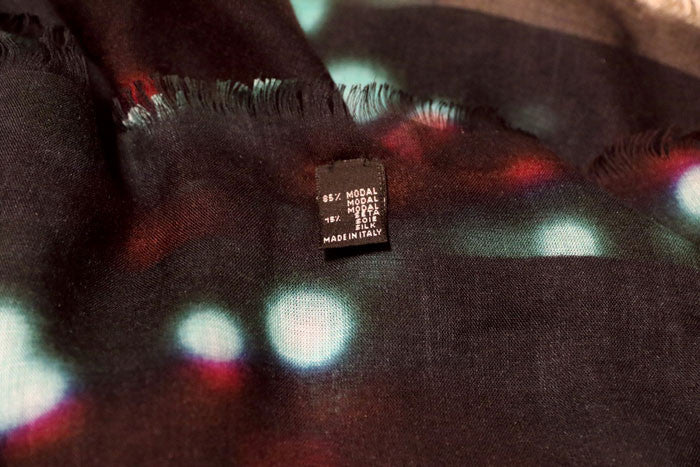 < Limited Edition >  Luxury Black Scarf "L'Autre Nuit" PRE-ORDER NOW + FREE SHIPPING