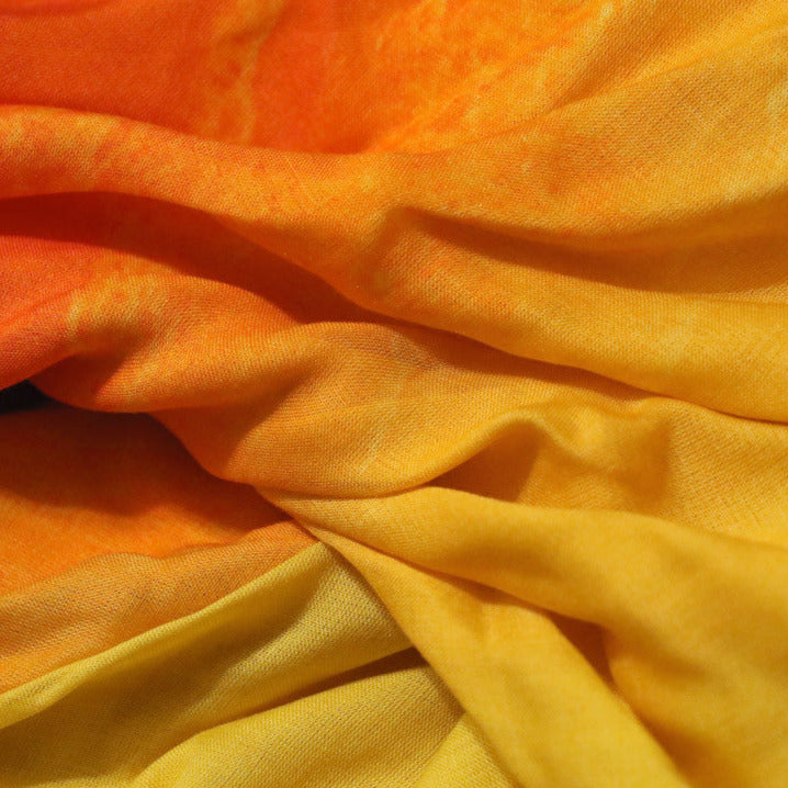 Shop Beautiful Luxury Orange Scarves for women available in Osaka and Tokyo Takashimaya.