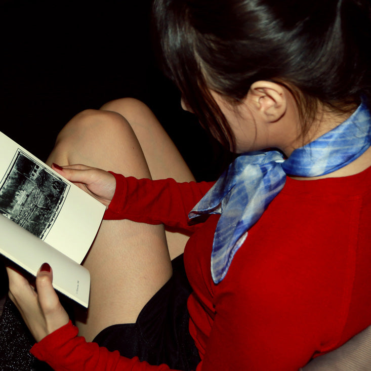 unique silk scarf from a friend of mine online japan france taiwan hong kong made in japan