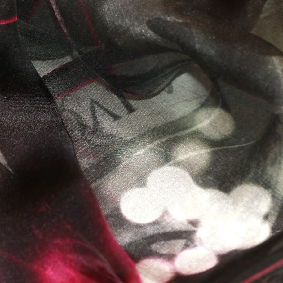 stylish black silk scarf from a friend of mine paris' impression online paris taipei tokyo made in japan