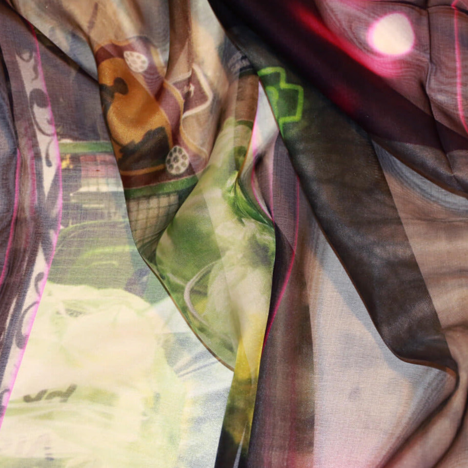 stylish black silk scarf from a friend of mine paris' impression online paris taipei tokyo