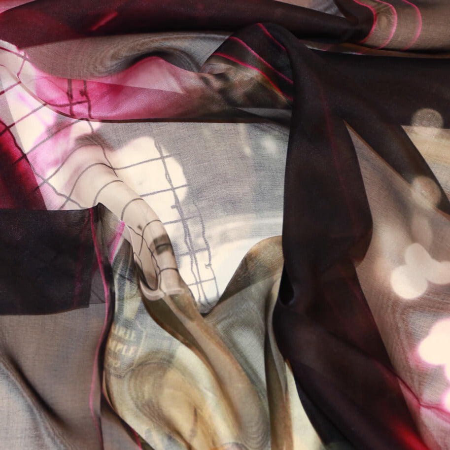 stylish black silk scarf from a friend of mine paris' impression online paris taipei tokyo